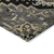 8' X 10' Black Gray And Ivory Oriental Washable Indoor Outdoor Area Rug