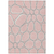 10' X 14' Pink Gray And Ivory Abstract Washable Indoor Outdoor Area Rug