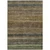 9' X 12' Brown And Gray Striped Washable Indoor Outdoor Area Rug