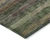 9' X 12' Brown And Gray Striped Washable Indoor Outdoor Area Rug