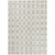9' X 12' Ivory And Brown Geometric Washable Indoor Outdoor Area Rug