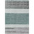 10' X 14' Teal Blue Off White And Gray Abstract Washable Indoor Outdoor Area Rug