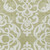 10' X 14' Sage And Ivory Damask Washable Indoor Outdoor Area Rug
