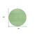 8' Green And Mint Green Round Tribal Washable Indoor Outdoor Area Rug
