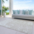 8' X 10' Ivory And Off White Abstract Washable Indoor Outdoor Area Rug