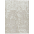 8' X 10' Ivory And Off White Abstract Washable Indoor Outdoor Area Rug