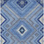 10' X 14' Blue Gray And Ivory Tribal Washable Indoor Outdoor Area Rug