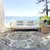 8' Beige Taupe And Brown Round Floral Medallion Washable Indoor Outdoor Area Rug