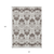 10' X 14' Chocolate Taupe And Beige Oriental Washable Indoor Outdoor Area Rug