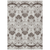 10' X 14' Chocolate Taupe And Beige Oriental Washable Indoor Outdoor Area Rug