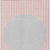 8' X 10' Pink And Silver Striped Washable Indoor Outdoor Area Rug
