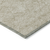 8' X 10' Taupe And Ivory Floral Washable Indoor Outdoor Area Rug