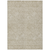 8' X 10' Taupe And Ivory Floral Washable Indoor Outdoor Area Rug