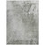 9' X 12' Gray And Off White Abstract Washable Indoor Outdoor Area Rug