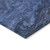 9' X 12' Denim Blue And Sky Blue Abstract Washable Indoor Outdoor Area Rug - Denim Blue, Sky Blue