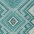 9' X 12' Teal Blue And Ivory Tribal Washable Indoor Outdoor Area Rug