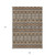 9' X 12' Taupe Brown And Ivory Moroccan Washable Indoor Outdoor Area Rug