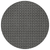 8' Black And Gray Round Floral Washable Indoor Outdoor Area Rug