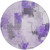 8' Lavender And Ivory Round Abstract Washable Indoor Outdoor Area Rug - Lavender, Ivory