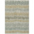 9' X 12' Beige Brown And Gray Striped Washable Indoor Outdoor Area Rug