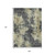 9' X 12' Gray And Beige Abstract Washable Indoor Outdoor Area Rug - Gray, Beige