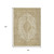 8' X 10' Ivory And Beige Medallion Washable Indoor Outdoor Area Rug - Ivory, Beige
