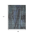 9' X 12' Blue And Gray Abstract Washable Indoor Outdoor Area Rug
