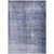 9' X 12' Navy Blue And Sky Blue Abstract Washable Indoor Outdoor Area Rug