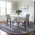 8' Purple And Lavender Round Abstract Washable Indoor Outdoor Area Rug
