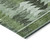 8' X 10' Olive Green And Fern Green Southwestern Washable Indoor Outdoor Area Rug