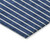 8' X 10' Navy Blue And Gray Striped Washable Indoor Outdoor Area Rug Transitional Style - Navy Blue, Gray Color