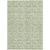 9' X 12' Artichoke Green And Ivory Geometric Washable Indoor Outdoor Area Rug - 608219066291