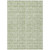 9' X 12' Artichoke Green And Ivory Geometric Washable Indoor Outdoor Area Rug - 608219066291
