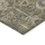8' X 10' Brown Gray And Charcoal Oriental Washable Indoor Outdoor Area Rug