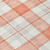 9' X 12' Coral And Beige Plaid Washable Indoor Outdoor Area Rug