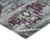 9' X 12' Gray Charcoal And Silver Southwestern Washable Indoor Outdoor Area Rug