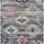 9' X 12' Gray Charcoal And Silver Southwestern Washable Indoor Outdoor Area Rug