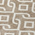 8' Brown And Ivory Round Geometric Washable Indoor Outdoor Area Rug
