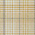 9' X 12' Gold Gray And Beige Plaid Washable Indoor Outdoor Area Rug