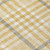 9' X 12' Gold Gray And Beige Plaid Washable Indoor Outdoor Area Rug
