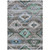 10' X 14' Brown Beige And Blue Southwestern Washable Indoor Outdoor Area Rug