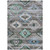10' X 14' Brown Beige And Blue Southwestern Washable Indoor Outdoor Area Rug