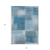 8' X 10' Denim Blue And Navy Blue Abstract Washable Indoor Outdoor Area Rug