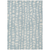 8' X 10' Sky Blue And Ivory Abstract Washable Indoor Outdoor Area Rug