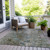 10' X 14' Brown And Gray Abstract Washable Indoor Outdoor Area Rug