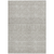10' X 14' Beige And Ivory Chevron Washable Indoor Outdoor Area Rug