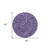 8' Purple Lavender And Silver Round Paisley Washable Indoor Outdoor Area Rug