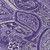 8' Purple Lavender And Silver Round Paisley Washable Indoor Outdoor Area Rug