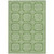 10' X 14' Green And Ivory Geometric Washable Indoor Outdoor Area Rug Transitional Style - Green, Ivory Color