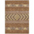 10' X 14' Orange Wheat And Taupe Southwestern Washable Indoor Outdoor Area Rug